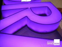 Purple 3D acrylic